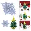 DIY Christmas Tree Display Decoration Food Grade Silicone Molds XMAS-PW0001-040-1