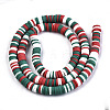 Handmade Polymer Clay Beads Strands CLAY-YW0001-59-2