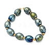 Electroplated Natural Druzy Geode Crystal Beads Strands G-F833-O01-01B-3
