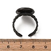 Curb Chains Shapes 304 Stainless Steel Ring Components STAS-P454-04D-B-3
