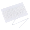 15 Yards Polyester Elastic Lace Trim OCOR-WH0082-150-1