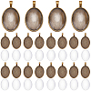 30Pcs Alloy Pendant Cabochon Settings FIND-SP0005-68-1