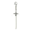 Alloy Sword Big Pendant Decoration HJEW-JM02179-1