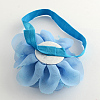 Fashionable Elastic Baby Headbands Hair Accessories with Lace Flower OHAR-Q002-16-4