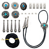  DIY Flower Bolo Tie Making Kit DIY-PJ0001-38-8