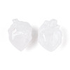 Natural Quartz Crystal Heart Beads G-T144-04B-3
