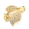 Brass Micro Cubic Zirconia Peg Bail Charms LS-KK-Q794-04A-G-2