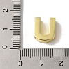 Brass Micro Pave Cubic Zirconia Beads KK-H487-25G-21-3