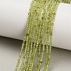 Natural Peridot Beads Strands G-A322-A07-2mm-1