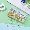 542Pcs 5 Sizes Plating Acrylic Beads PACR-LS0001-01-5