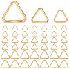 300Pcs 3 Styles Triangle 304 Stainless Steel Rings STAS-BBC0007-51-1