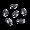 Transparent Oval Glass Cabochons GGLA-R022-30x20-2