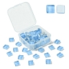 60Pcs Transparent Glass Cabochons GLAA-YW0003-65-31-1