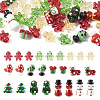 44pcs 10 style Christmas Handmade Lampwork Beads LAMP-TA0001-16-2