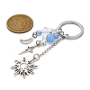 Star & Moon & Sun Alloy Charm Keychains KEYC-JKC01004-3