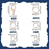 530Pcs 5 Styles Iron Open Jump Rings IFIN-WR0001-23-2