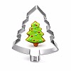 304 Stainless Steel Christmas Cookie Cutters DIY-E012-62-1