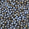 Picasso Baking Paint Glass Seed Beads SEED-N007-35F-3