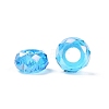 Transparent Glass European Beads GPDL-N005-D14mm-A09-2