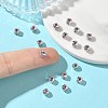 SHEGRACE Brass Cubic Zirconia Beads XGRQ4H438-682P-A-4