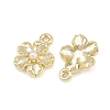 Alloy with ABS Plastic Pearl Charms AL-CBA415D-22G-2