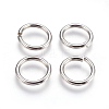 Tarnish Resistant 304 Stainless Steel Saw Cut Open Jump Rings STAS-P212-25P-15-1