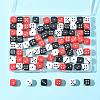 90Pcs 3 Colors Acrylic Beads OACR-FS0002-47-6