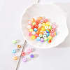 50Pcs Transparent Stripe Resin Beads RESI-YW0001-02B-8