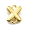 Brass Connector Charms KK-P295-01G-X-1