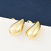 Rack Plating Brass Teardrop Stud Earrings EJEW-R150-05G-2