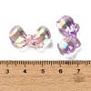 UV Plating Transparent Acrylic Beads AC-CBAD9B6-08-3