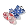 Independence Day Transparent Resin Pendants RESI-U007-01C-2