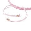 Adjustable Tube Natural Gemstone Braided Bracelets for Women BJEW-JB11006-6