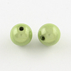 Spray Painted Acrylic Beads MACR-Q154-18mm-014-2