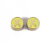 Alloy Enamel Beads X-ENAM-S122-028X-NR-2