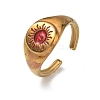 304 Stainless Steel Enamel Cuff Open Rings SA-CBA5A8D-01G-4