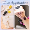 10Pcs Spray Painted Alloy Spring Gate Rings FIND-YW0008-92-6