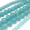Natural White Jade Beads Strands X-G-G051-R1-8mm-2