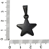 Ion Plating(IP) 304 Stainless Steel Pendants STAS-I135-25B-3