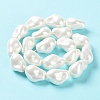 Electroplated Glass Imitation Pearl Beads Strands BSHE-G035-01A-05-1-3