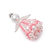 Beaded Angel Charms PALLOY-MZ00435-04-3