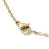Glass & Glass Pearl Beads Pendants Necklaces for Women NJEW-MZ00106-03-5