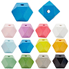 36Pcs 12 Colors Wood Beads WOOD-SP0001-52A-1