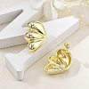 Brass Stud Earrings for Women EJEW-U035-04G-3