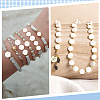 2 Strands Natural Freshwater Shell Beads Strands SSHEL-SC0001-36A-6