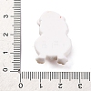 Christmas Duck Theme Opaque Resin Cabochons RESI-Q010-03D-3