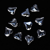 Heart Transparent Glass Cabochons MRMJ-T009-104-1