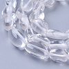 Natural Quartz Crystal Beads Strands G-P433-21-3