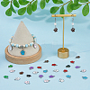 80Pcs 8 Colors Alloy Enamel Charms ENAM-DC0001-84-5