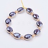 Opaque Glass Beads Strands EGLA-K013-PL-07E-2